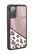 Samsung S20 Kahve Leopar Tasarımlı Glossy Telefon Kılıfı