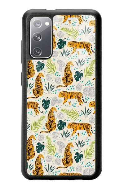 Samsung S20 Kaplan Art Tasarımlı Glossy Telefon Kılıfı