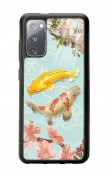 Samsung S20 Koi Balığı Tasarımlı Glossy Telefon Kılıfı