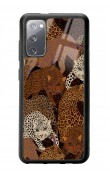 Samsung S20 Leoparlar Tasarımlı Glossy Telefon Kılıfı