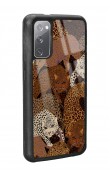 Samsung S20 Leoparlar Tasarımlı Glossy Telefon Kılıfı