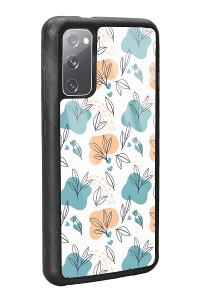 Samsung S20 Minik Yapraklar Tasarımlı Glossy Telefon Kılıfı