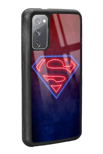 Samsung S20 Neon Superman Tasarımlı Glossy Telefon Kılıfı