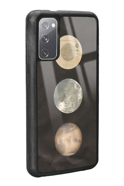 Samsung S20 Night Moon Tasarımlı Glossy Telefon Kılıfı