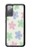 Samsung S20 Nude Çiçek Tasarımlı Glossy Telefon Kılıfı