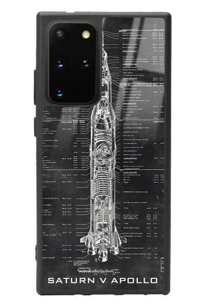 Samsung S20 Plus Apollo Plan Tasarımlı Glossy Telefon Kılıfı