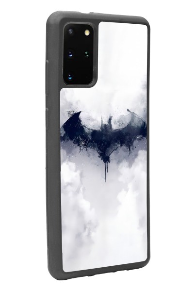 Samsung S20 Plus Beyaz Batman Tasarımlı Glossy Telefon Kılıfı