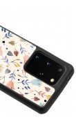 Samsung S20 Plus Beyaz Bindanlı Tasarımlı Glossy Telefon Kılıfı