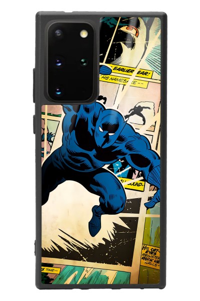 Samsung S20 Plus Black Panther Kara Panter Tasarımlı Glossy Telefon Kılıfı