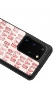Samsung S20 Plus Blah Blah Tasarımlı Glossy Telefon Kılıfı