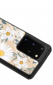 Samsung S20 Plus Büyük Papatya Tasarımlı Glossy Telefon Kılıfı