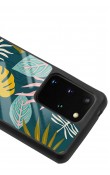 Samsung S20 Plus Color Leaf Tasarımlı Glossy Telefon Kılıfı