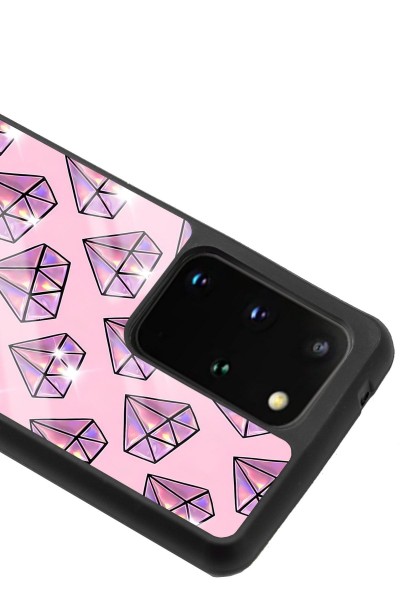 Samsung S20 Plus Diamond Tasarımlı Glossy Telefon Kılıfı