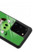 Samsung S20 Plus Green Angry Birds Tasarımlı Glossy Telefon Kılıfı
