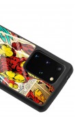 Samsung S20 Plus Iron Man Demir Adam Tasarımlı Glossy Telefon Kılıfı