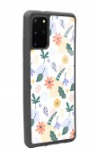 Samsung S20 Plus Minik Çiçekler Tasarımlı Glossy Telefon Kılıfı