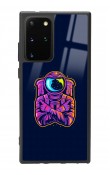 Samsung S20 Plus Neon Astronot Tasarımlı Glossy Telefon Kılıfı