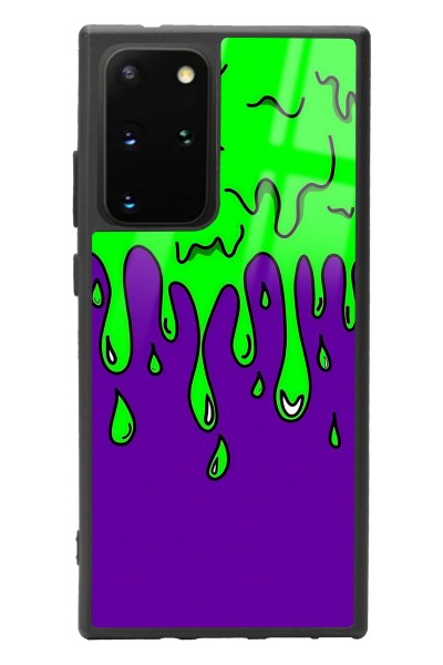 Samsung S20 Plus Neon Damla Tasarımlı Glossy Telefon Kılıfı