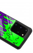 Samsung S20 Plus Neon Damla Tasarımlı Glossy Telefon Kılıfı
