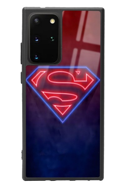 Samsung S20 Plus Neon Superman Tasarımlı Glossy Telefon Kılıfı