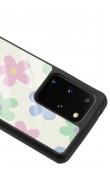 Samsung S20 Plus Nude Çiçek Tasarımlı Glossy Telefon Kılıfı