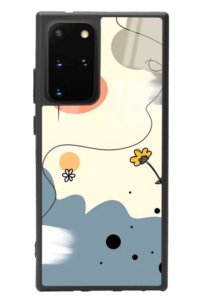 Samsung S20 Plus Nude Papatya Tasarımlı Glossy Telefon Kılıfı