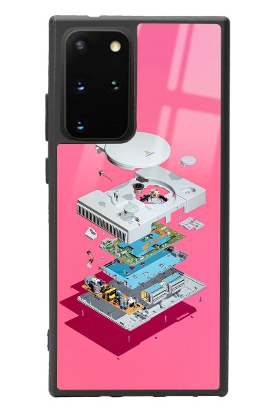Samsung S20 Plus Playstation Tasarımlı Glossy Telefon Kılıfı