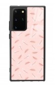 Samsung S20 Plus Pudra Yapraklı Tasarımlı Glossy Telefon Kılıfı