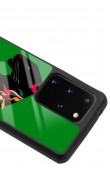 Samsung S20 Plus Renkli Leopar Tasarımlı Glossy Telefon Kılıfı