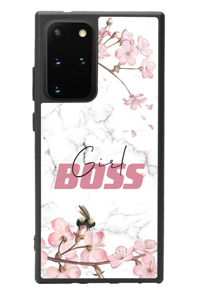 Samsung S20 Plus Sakura Girl Boss Tasarımlı Glossy Telefon Kılıfı