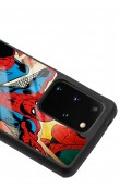 Samsung S20 Plus Spider-man Örümcek Adam Tasarımlı Glossy Telefon Kılıfı