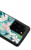 Samsung S20 Plus Yaprak Sanatı Tasarımlı Glossy Telefon Kılıfı