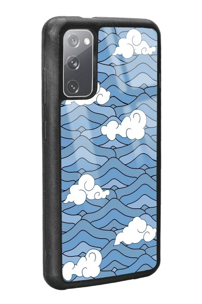 Samsung S20 Sea Cloud Tasarımlı Glossy Telefon Kılıfı