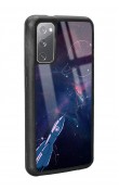 Samsung S20 Space Rocket Tasarımlı Glossy Telefon Kılıfı