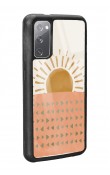 Samsung S20 Suluboya Güneş Tasarımlı Glossy Telefon Kılıfı