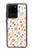 Samsung S20 Ultra Beyaz Bindanlı Tasarımlı Glossy Telefon Kılıfı