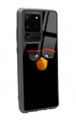 Samsung S20 Ultra Black Angry Birds Tasarımlı Glossy Telefon Kılıfı