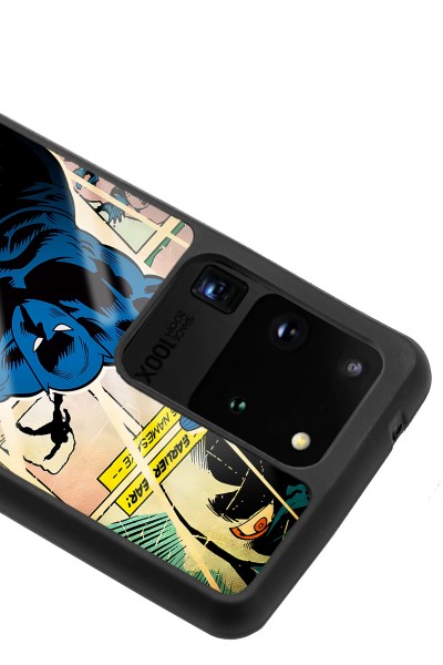 Samsung S20 Ultra Black Panther Kara Panter Tasarımlı Glossy Telefon Kılıfı
