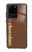 Samsung S20 Ultra Choclate Tasarımlı Glossy Telefon Kılıfı