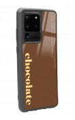 Samsung S20 Ultra Choclate Tasarımlı Glossy Telefon Kılıfı