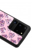 Samsung S20 Ultra Diamond Tasarımlı Glossy Telefon Kılıfı