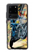 Samsung S20 Ultra Hayalet Sürücü Tasarımlı Glossy Telefon Kılıfı