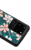 Samsung S20 Ultra Leaf Flovers Tasarımlı Glossy Telefon Kılıfı