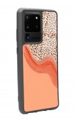 Samsung S20 Ultra Nude Benekli Tasarımlı Glossy Telefon Kılıfı