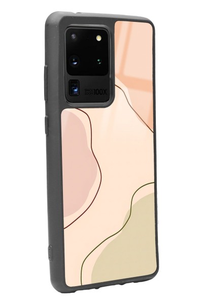 Samsung S20 Ultra Nude Colors Tasarımlı Glossy Telefon Kılıfı
