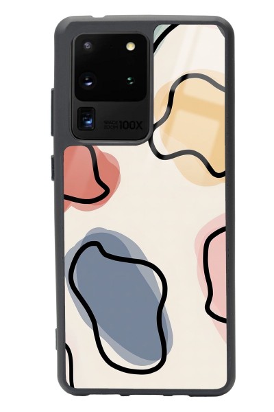 Samsung S20 Ultra Nude Milky Tasarımlı Glossy Telefon Kılıfı