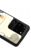 Samsung S20 Ultra Nude Papatya Tasarımlı Glossy Telefon Kılıfı