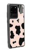 Samsung S20 Ultra Pink Milky Tasarımlı Glossy Telefon Kılıfı