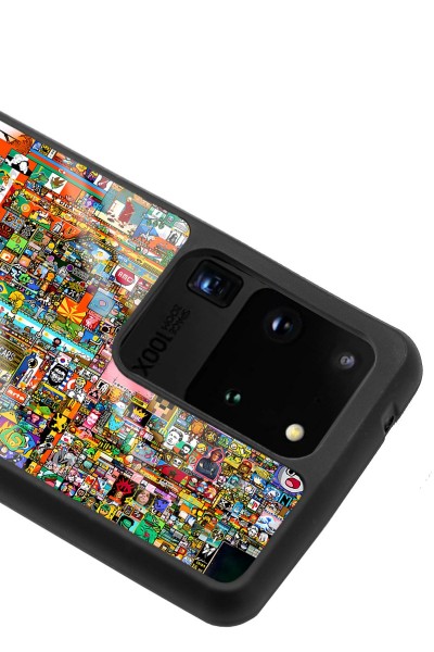 Samsung S20 Ultra R/place Hatıra Tasarımlı Glossy Telefon Kılıfı