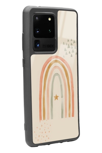 Samsung S20 Ultra Suluboya Art Tasarımlı Glossy Telefon Kılıfı